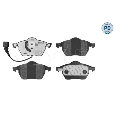 Immagine di MEYLE 025 233 9219/PD Kit pastiglie freno PD Quality Assale anteriore con contatto segnalazione usura lamierino anticigolío