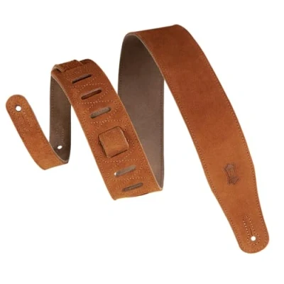 Immagine di Levy&#039;s, MS26 HNY Tracolla in Pelle Scamosciata Honey 2 1/2&quot;, Larghezza di 1/2&quot; (6.35 cm), Regolabile fino a 52&quot; (132 Colore Copper, Retro Natural