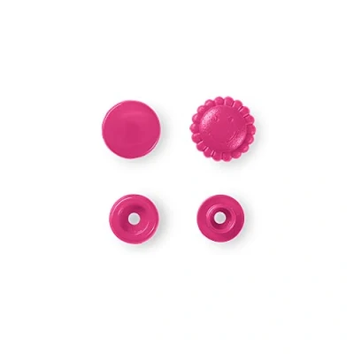 Immagine di Prym Bottoni a Forma di Fiore colorsnaps Chiusure Scatto, in plastica, Colore: Rosa Brillante, 12,4 mm, 21