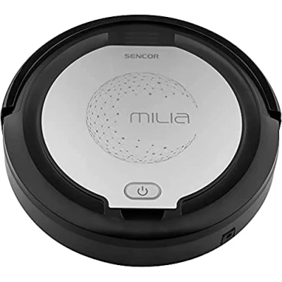 Immagine di Sencor Robot Aspirapolvere Lava Pavimenti SRV 1000SL Pulizia ad Alta Performance Multi Superficie, Ultra Silenzioso con Navigazione Intelligente e Funzione Mop, Ideale per Peli d&#039;Animali