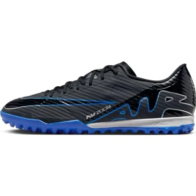 Immagine di Nike Performance ZOOM Vapor 15 Academy TF Scarpe da calcetto con tacchetti, Uomo, Taglia: 45.5, Black/chrome/hyper royal Sintetico