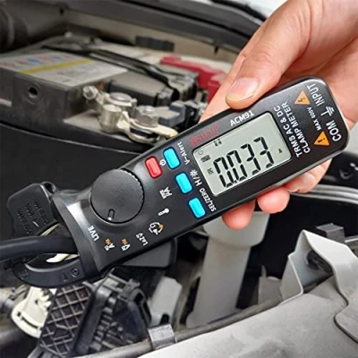 Immagine di BSIDE ACM91 Pinza Amperometrica AC DC 1mA Multimetro Digitale TRMS a 6000 Conteggi Auto Range Tester di Tensione Continuità Temperatura Resistenza Capacità NCV per Dispersione Elettrica