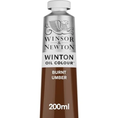 Immagine di Winsor &amp; Newton Olio Winton 200 ml Terra d&#039;Ombra Bruciata