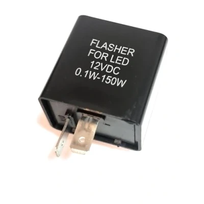 Immagine di Simda Pro relè freccia a LED universale 2 poli, 12 V, indicatori di direzione indipendente dal carico, lampeggiante, controllo della frequenza …