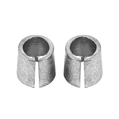 Immagine di Morsetti batteria Auto, Hlyjoon 1pz 15mm/0.6in Adattatore poli Manicotto terminale post convertitore in metallo argento