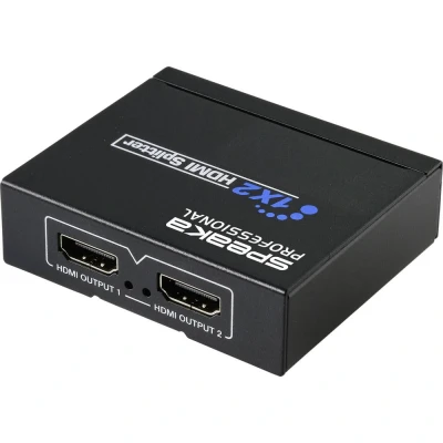 Immagine di SpeaKa Professional SP HDS 110 1+2 Porte Distributore, splitter HDMI 3840 x 2160 Pixel Nero