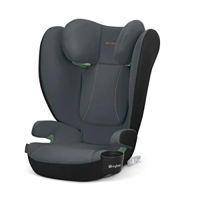 Immagine di CYBEX Silver Seggiolino Auto Solution B2 i Fix, Con Porta Bevande, Per o Senza ISOFIX, Da 15 a 50 kg circa, circa 3 12 Anni, Steel Grey (Grigio)