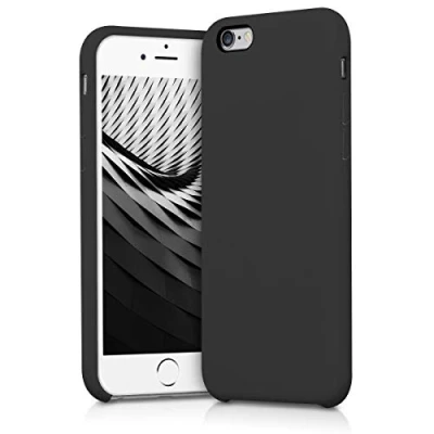 Immagine di kwmobile Cover per Apple iPhone 6 / 6S Custodia Back Case Smartphone in Silicone TPU Protezione Gommata nero matt