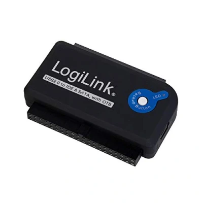 Immagine di LogiLink Hard Disk Adattatore [1x Spina a USB 2.0 1x SATA 7 poli, Presa IDE 40 44 poli] AU0006C 1.20 m