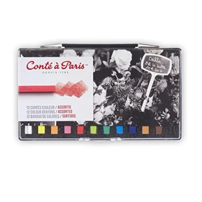 Immagine di Conté à Paris Matite, Gesso Pastello, Quadrato Colore Assortiti, 1 Unité (Lot de 1)