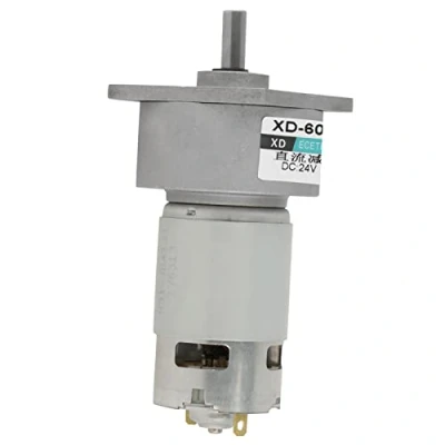 Immagine di DC12V / 24V 35W Mini DC Motoriduttore a velocità regolabile in metallo Grande coppia motore CW/CCW(24V 200rpm)