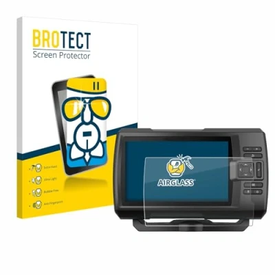 Immagine di brotect Pellicola Protettiva Vetro per Garmin Striker Vivid 7cv Protezione Schermo [Durezza Estrema 9H, Chiaro]