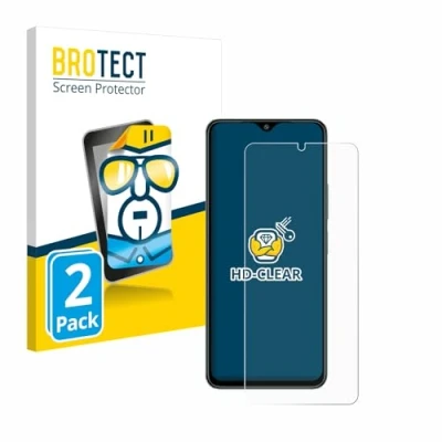 Immagine di brotect Pellicola Protettiva per Xiaomi Redmi A3 Protezione Schermo (2 Pezzi) [Trasparente, Anti Impronte]