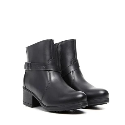 Immagine di TCX X Boulevard Waterproof, Stivaletto da Moto Donna, Impermeabile con Membrana T DRY, Tomaia in Pelle, Chiusura Laterale Zip e Fibbia Regolabile, Nero