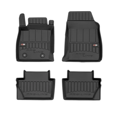 Immagine di FROGUM 3D408418 Set tappetino Gomma anteriore e posteriore 4 nero FORD: Ecosport Mk2