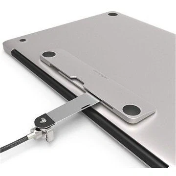 Immagine di Maclocks Blade universeel Macbook &amp; tablet + kabel zilver BLD01CL
