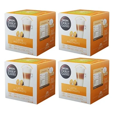 Immagine di Nescafé Dolce Gusto Latte Macchiato, 4 Confezioni, x 16 Capsule (32 Tazze)