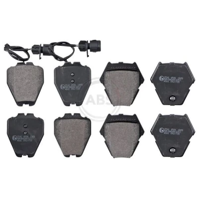 Immagine di A.B.S. 37162 Kit pastiglie freno con sensore usura integrato AUDI: A4 B6 Avant, A8 D2