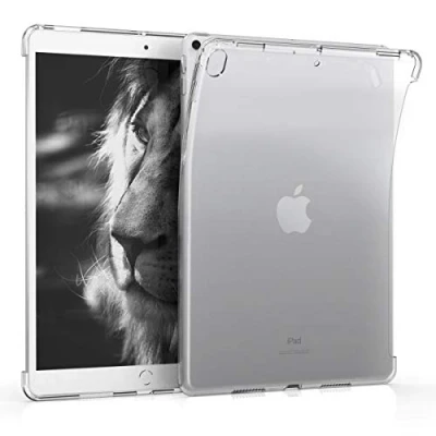 Immagine di kwmobile Cover compatibile con Apple iPad Air 3 (2019) Custodia protettiva trasparente in silicone Back Case per Tab Smart