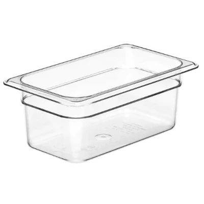 Immagine di Cambro 44CW135 Gastronorm Padella in policarbonato 1/4, 100 mm, Trasparente