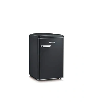 Immagine di SEVERIN RKS 8832 Mini Frigorifero Retrò 108L, piccolo e silenzioso con diversi scomparti, Congelatore 13L portabottiglie, 37 dB, Classe energetica D, Nero