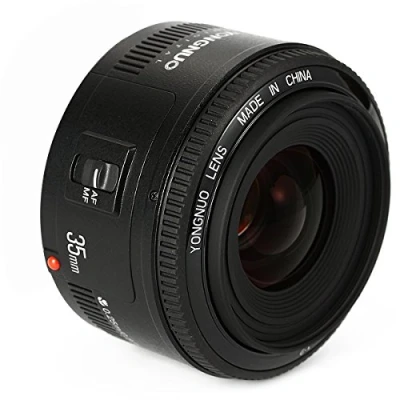 Immagine di YONGNUO YN35 35mm F2 Obiettivo 1: 2 AF/MF grandangolare fisso/Primo automatica del fuoco dell&#039;obiettivo per Canon EF EOS Camera + NAMVO Flash Diffusore
