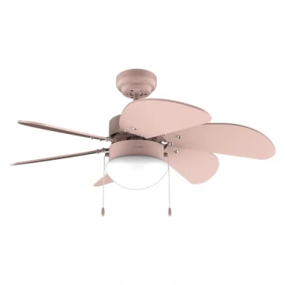 Immagine di Cecotec Ventilatore da Soffitto EnergySilence Aero 3600 Vision Full Pink con luce. 50 W, Diametro 92 cm, 3 Velocità, 6 Lame Reversibili, Inverno Estate, Utilizzo Facile, Interruttore a Catena