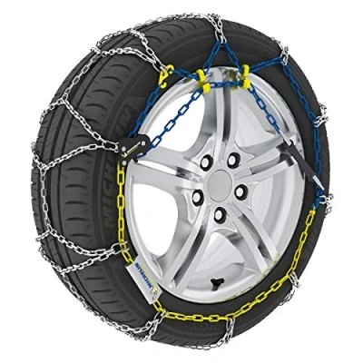 Immagine di Michelin Extreme Grip 60 008425 Catene da neve con tendicatena istruzioni montaggio, guanti di protezione, Borsa custodia