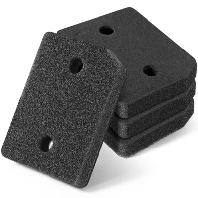 Immagine di Inwee 4X Filtro per Asciugatrice Miele T1 9164761, di Ricambio in Spugna 207 x 157 30 mm, Schiuma lanugine, iltro Pompa Calore