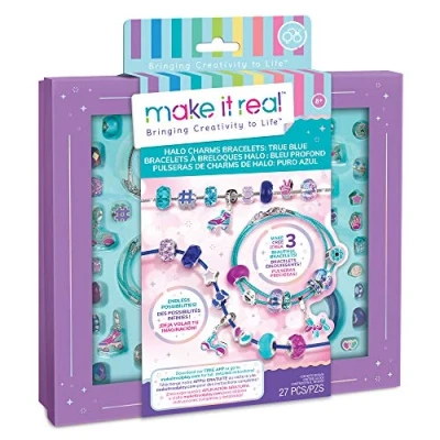 Immagine di Make It Real 1721 Jewellery Making Sets for Children, Multi Coloured