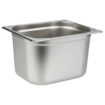 Immagine di APS 81208 GN container 1/2, contenitore gastronorm in acciaio inox/dimensioni 265 x 325 mm/altezza 200 mm/volume 11,65 litri