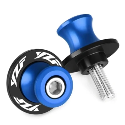 Immagine di 6mm Coppia di nottolini M6 alza moto supporti per forcellone posteriore delle Yamaha YZF R1 R3 R6 R6S R25 R125 600R