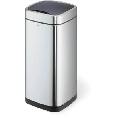 Immagine di Durable 342323 Bidone della spazzatura 35 Acciaio inox Argento Coperchio apribile One touch 1 pz.
