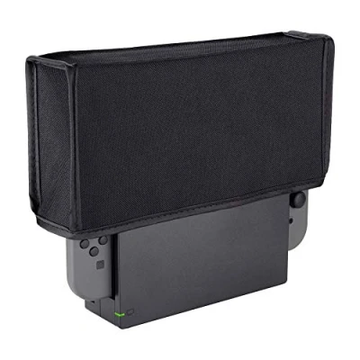 Immagine di eXtremeRate Cover Antipolvere per Nintendo Switch/OLED Dock,Copertura Coperchio Protezione Switch Charging Dock&amp;OLED Dock Nero