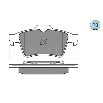 Immagine di MEYLE 025 234 8216/PD Kit pastiglie freno PD Quality Assale posteriore Non predisposto per contatto segnalazione usura con lamierino anticigolío
