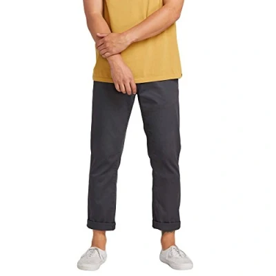 Immagine di Volcom Frickin Pantaloni Chino Elasticizzati, vestibilità Moderna, Carbone Heather 1, 46W x 30L Uomo