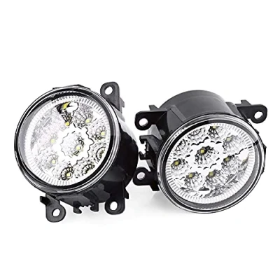 Immagine di Faro Fendinebbia Rotondo a 9 LED per Auto DRL