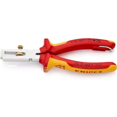 Immagine di Knipex Werk 11 06 160 T Pinza spelacavi 10 mm² (max) 7 awg 5 mm