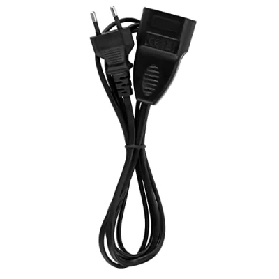 Immagine di REV 00128014 Alimentazione Prolunga 2.5 A Nero 2 m H03VVH2 F 2X 0,75 mm²