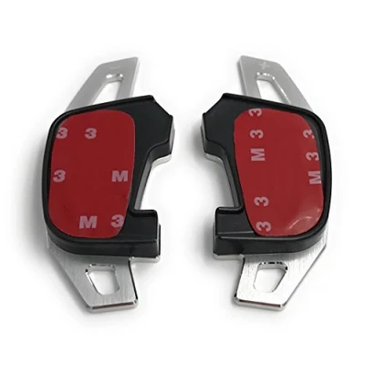 Immagine di H Customs Shifters Padlle Shifter Comandi Del Cambio Jack Di Spostamento Shift Paddle Alu Argento Compatible con golf 7 Solo GTI R Gtd Polo 2018