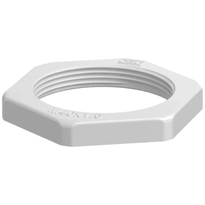 Immagine di OBO Bettermann 2048957 116 M40 LGR PA Controdado PG40 Plastica Grigio luminescente 1 pz.