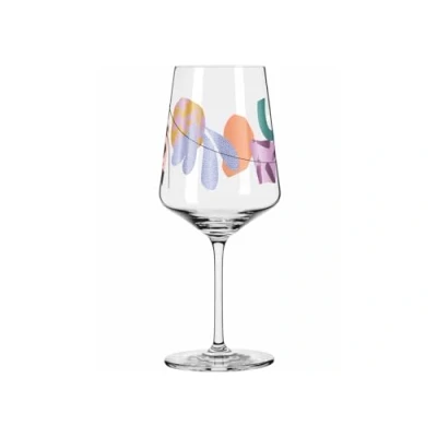 Immagine di RITZENHOFF 2841008 Bicchiere da aperitivo 500 ml Serie Sommerrausch No. 8 con forme colorate Made in Germany