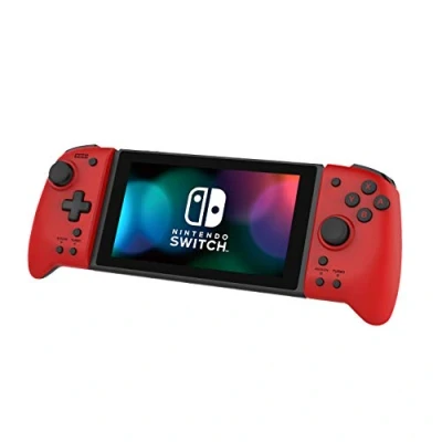 Immagine di Hori Split Pad Pro, Controller Ergonomico Per la Modalità Portatile Volcanic Red Ufficiale Nintendo Switch