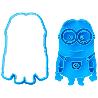 Immagine di Cuticuter Minion Set di formine per Biscotti, Blu, 8x7x1.5 cm, 2 unità