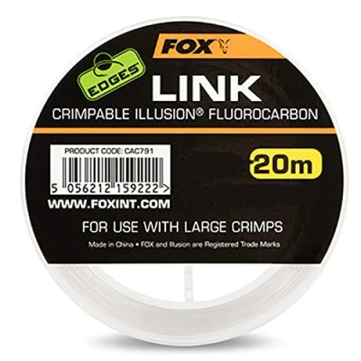 Immagine di Materiale da Rig per Carpe Fox Edges Link Illusion Fluorocarbon 0,64mm / 35lb (20m)
