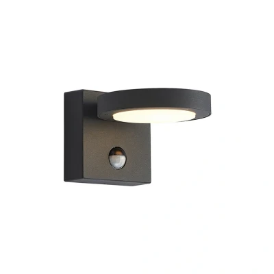 Immagine di Lucande Belna applique LED esterni grafite sensore