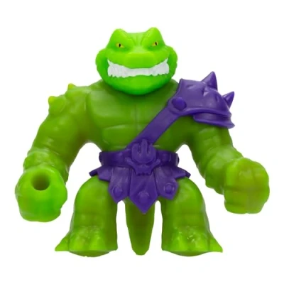 Immagine di Heroes of Goo Jit Zu Stretch Strikers, Gooey Rock Jaw, corazzato per la battaglia, con imbottitura morbida gommosa, si estende fino a 3 volte sua dimensione