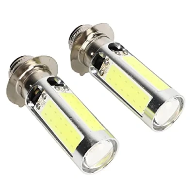 Immagine di Faro LED COB, 2x 6000K Bianco H6M COB Motor Bike/ATV Fendinebbia Lampadina PX15d P15D25 1