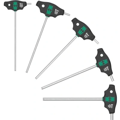 Immagine di Wera 454/5 HF SHK Set 1 Universale Cacciavite a esagono interno 5 parti Brugola interna