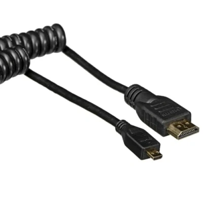 Immagine di Atomos ATOMCAB015 HDMI cavo a spirale (Micro Full HDMI)